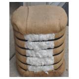 Burlap and cotton decor