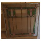 Metal framed stained glass