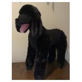 lg Black toy dog