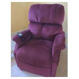 Golden Technology burgundy lift arm chair