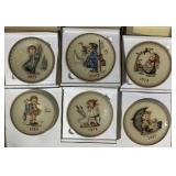 Hummel Plates, assorted years