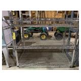 Metal storage cart