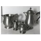 Oneida Heirloom pewter coffee set