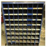 Fastenal Metal organizer and contents 34"x1
