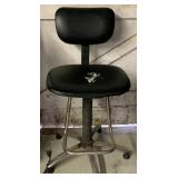 Shop chair, adjustable, 41" H.