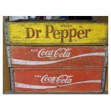 Vtg Coca-Cola and Dr. Pepper Crates