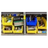 Shelf includes Various Pipe Fittings, Valves,