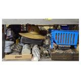 Shelf Includes Light Ballasts, Paint Sprayer Can,