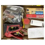 Flat of Various Tools & Parts incl Staple Gun,