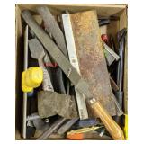 Flat of Files, Putty Scrapers, Screwdrivers &