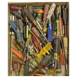 Flat of Various Screwdrivers