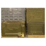 Vtg Ammo Cans & Imperial 22 Long Rifle Rounds
