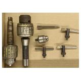 Flat of Drill Chucks & Keys