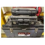 Various Empty Tool Boxes