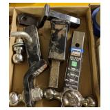Flat of various Ball Hitch Mounts