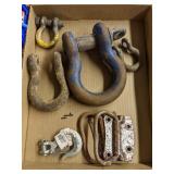 Flat of various Shackles