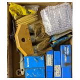 Flat with various tools incl. Ream bits, duster