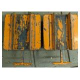 Pair of heavy equipment rollers