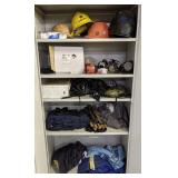 Contents of Cabinet incl. Various PPE, Hard Hats,