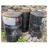 Various Barrels, Mostly Empty of Fluid