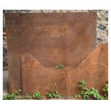 Steal plate 1/4", 60" x 56 1/2"