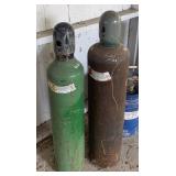 Welding tanks, oxygen and acetylene
