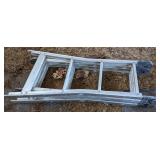 Multi function folding ladder, 25" folded