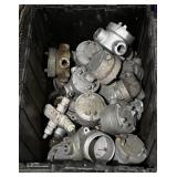 Tote w/ Varoius Crouse-Hinds Electric Parts