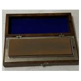 Sharpening Stone w/ Wood Box