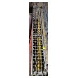 Roller Conveyor Track, Measures 10ft Long by 1ft