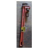 Ridged heavy duty 24" pipe wrench