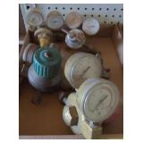 Flat of Acetylene gauges