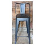 Metal bar stool 39.5" tall *bidding times