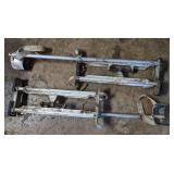 Adjustable metal work stilts