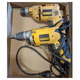 Flat of DeWalt power tools including DW272 VSR