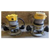 DeWalt routers: DW610 router and DW618 2.25 HP
