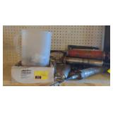 Lot w/ strip nails and grease guns