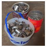 Buckets of Various sockets