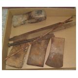 Files and hatchet heads