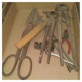 Lot of tools -- cutters, scissors