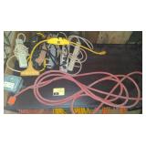 Lot of extension cords and surge protectors
