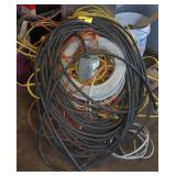 Basket of extension cords