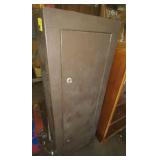 Grey safe 21"w 10"d 55"h