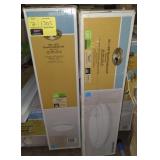 Pair of 20" LED round ceiling puffs *times the