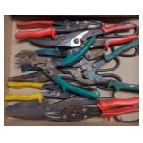 Flat of garden clippers trimmers