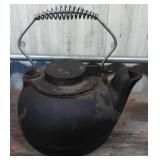 Cast Iron Tea Pot. Unmarked.