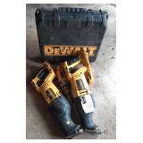 Lot of Dewalt Cordless Tools-Recip Saws & Drill