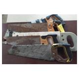 Lot of Five Hand Saws