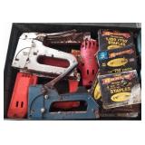 Box of Staple guns & Staples