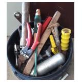 Bucket of Various Tools